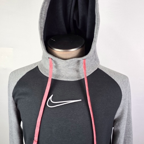 Nike Men's Large Therma- FIT Pullover Training Hoodie (Black/Grey) DD2112-010 - Picture 5 of 10